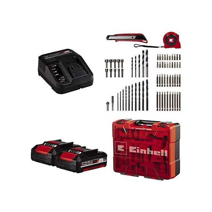 Einhell Trapano Avvitatore A Batteria Te-Cd 18-40 Li Kit