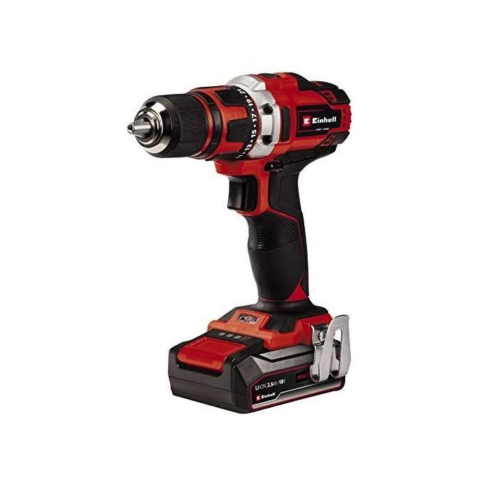 Einhell Set Trapano Avvitatore a Batteria Te-Cd 18-40 Li con Valigetta e 69 Accessori