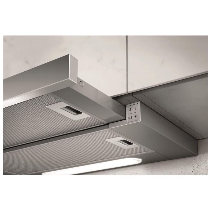 Elica ELITE14 LUX GRIX-A-60 PRF0037989B Cappa da Incasso Classe energetica D 3 Velocita' Aspirante o Filtrante 60 cm Acciaio Inox