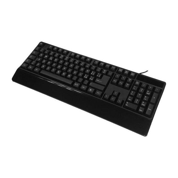 Encore EN-KBD-51 Tastiera con Filo Wired con Poggiapolsi Usb Layout Ita Cavo 18mt Nero