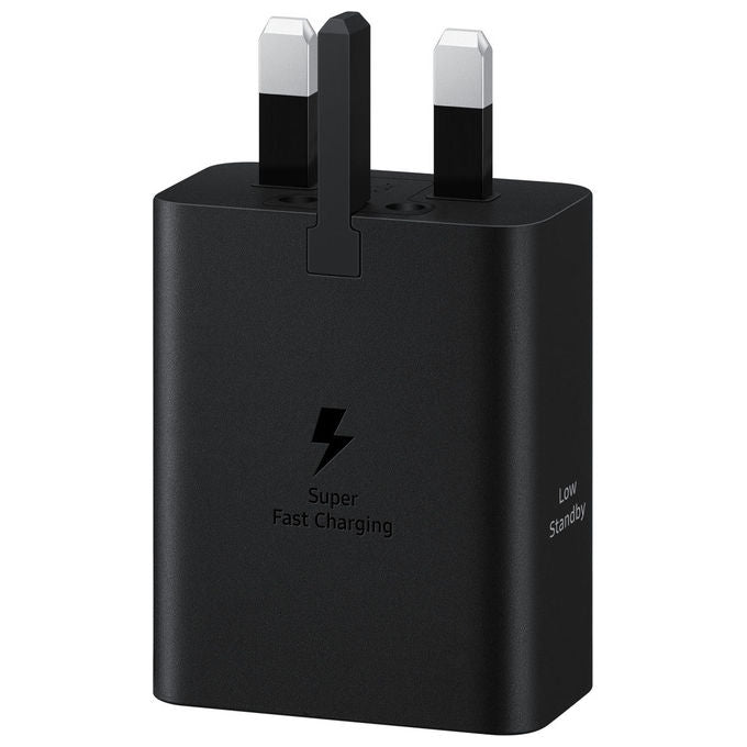 Samsung EP-T5020XBEGEU Caricabatteria Super Fast Charging 50W con Doppia Porta USB-C e Cavo USB-C to USB-C 1,8 m colore Nero
