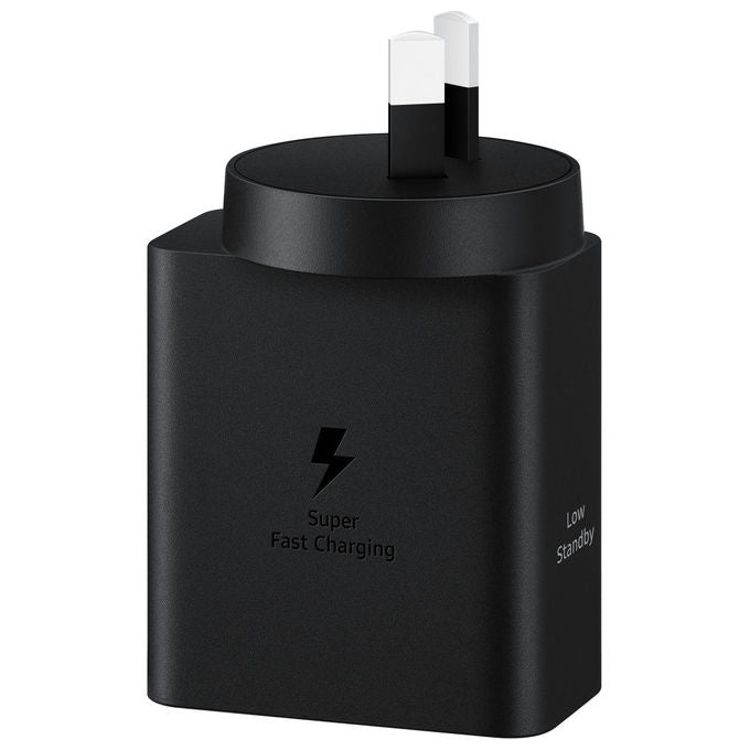 Samsung EP-T5020XBEGEU Caricabatteria Super Fast Charging 50W con Doppia Porta USB-C e Cavo USB-C to USB-C 1,8 m colore Nero