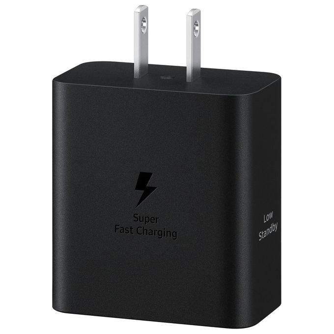 Samsung EP-T5020XBEGEU Caricabatteria Super Fast Charging 50W con Doppia Porta USB-C e Cavo USB-C to USB-C 1,8 m colore Nero