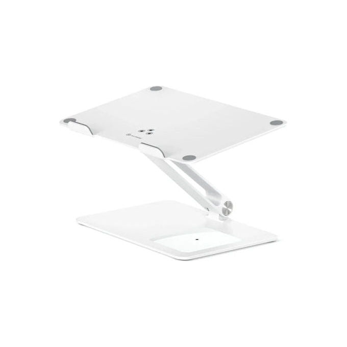 Alogic EPLSWCWH Supporto per Laptop con Caricatore Wireless Alluminio 10W Compatibile 11''-17'' colore Bianco