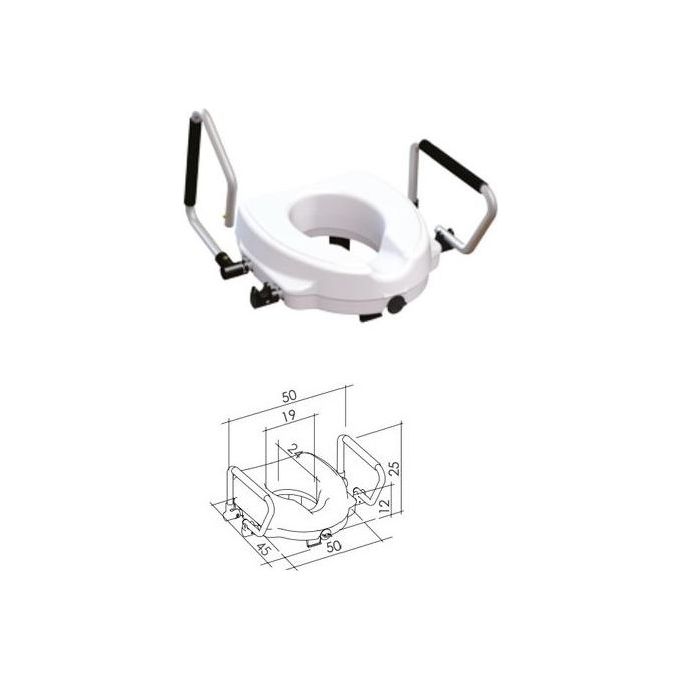 K Design Rialzo Wc per un'agevole esperienza in bagno ideale per esigenze di comfort e accessibilita'