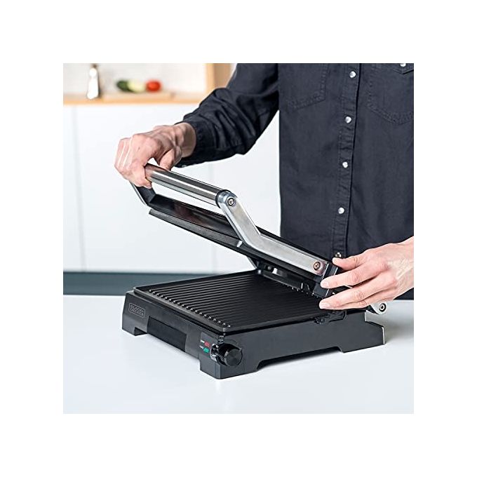 Black+Decker Bistecchiera Grill 2200W 29x23cm Antiaderente