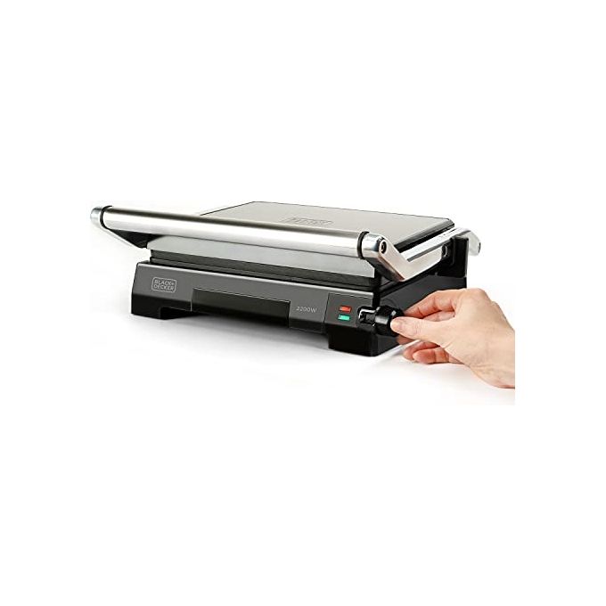 Black+Decker Bistecchiera Grill 2200W 29x23cm Antiaderente