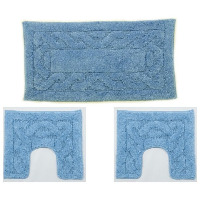 Emmevi Set 3 Tappeti Bagno Dali Colore T (Girovaso+Girobidet+Lavabo)