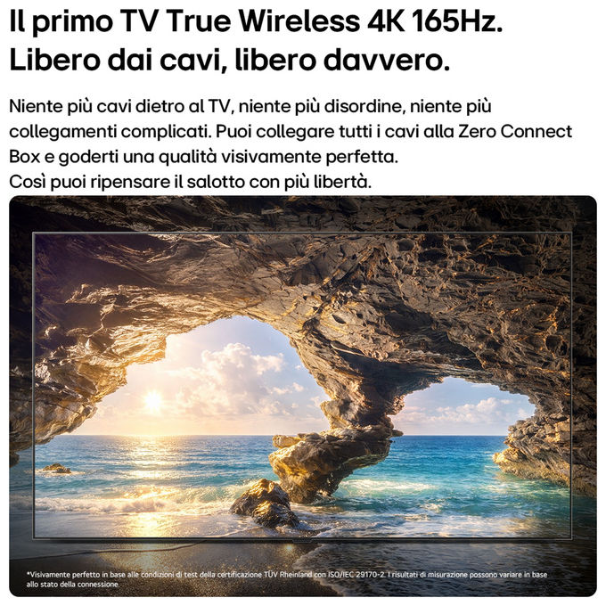 LG OLED77W69LA Wallpaper TV OLED evo AI 4K UHD 77'' Smart TV con Dolby Vision e Atmos 120 Hz colore Marrone
