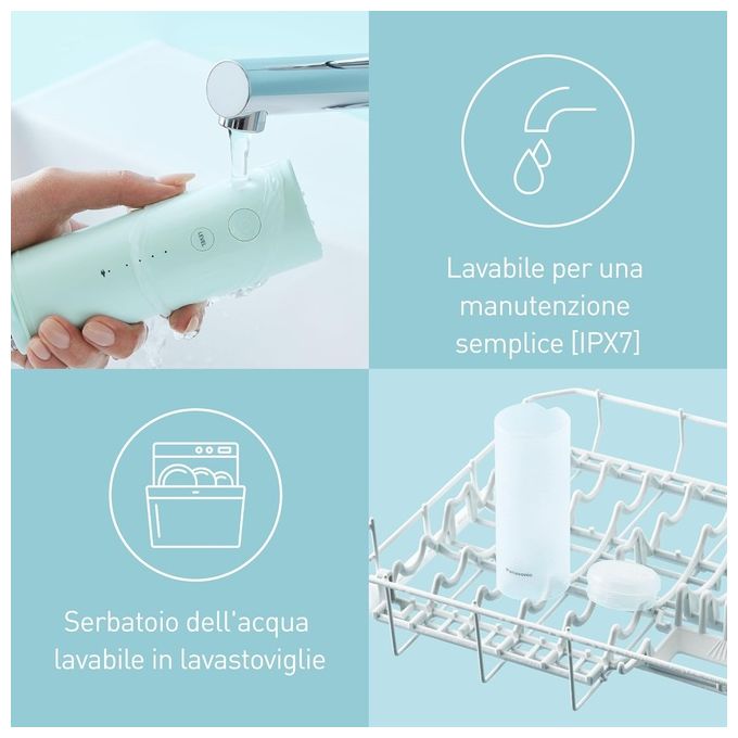 Panasonic EW-DJ4B-G503 Idropulsore Irrigatore Orale Verde