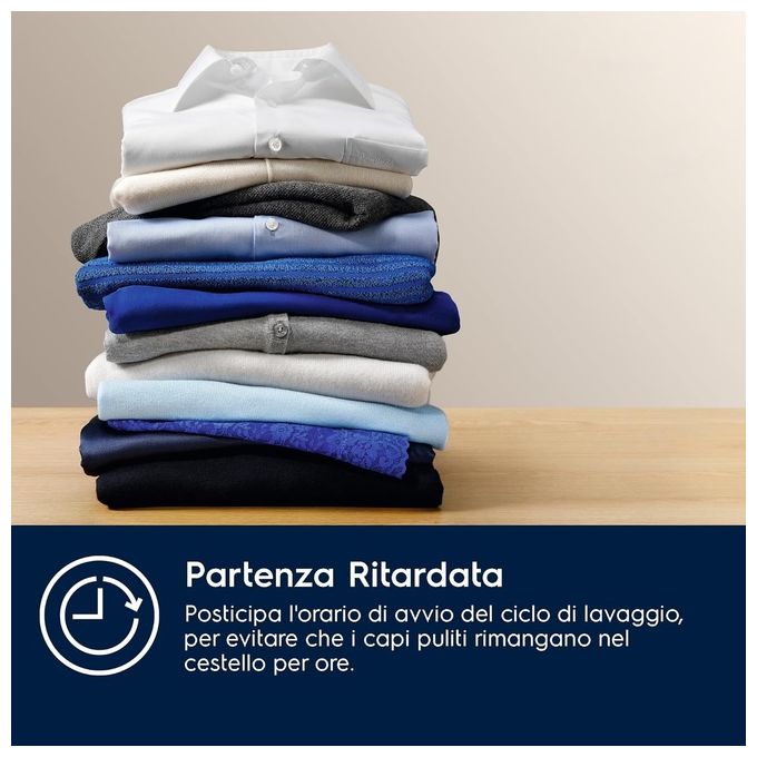 Electrolux EW6S570I Perfect Care 600 Lavatrice Slim Carica Frontale SensiCare Vapore Igienizzante Classe energetica C Capacita' di carico 7 Kg Centrifuga 1000 giri Motore Inverter
