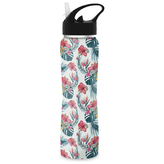 Steel Bottles Exotic Flowers Most Bottiglia Termica in Acciaio Inox 500ml Chiusura Ermetica Borraccia Portatile