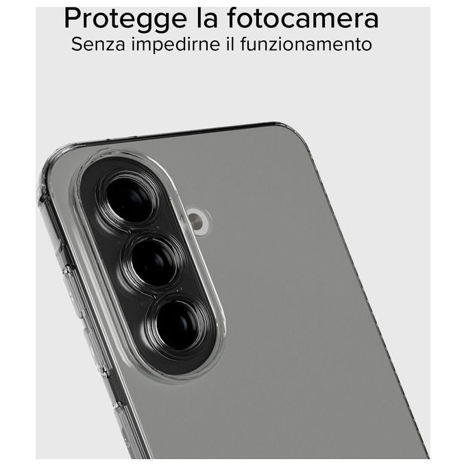 SBS cover Extreme X2 per Samsung Galaxy A57, trasparente, anti shock, TPU, bordi rinforzati, drop test 2 metri