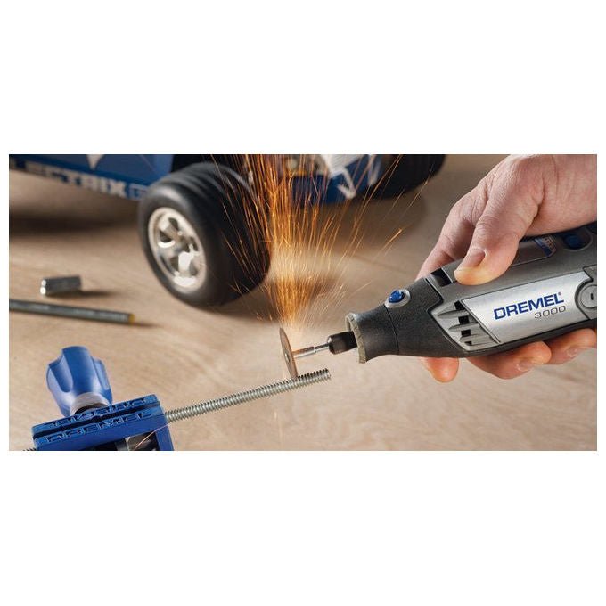 Dremel F0133000JP 3000-1-25 Multifunzione 130 W 33000 rpm con Albero Flessibile e 25 Accessori colore Nero