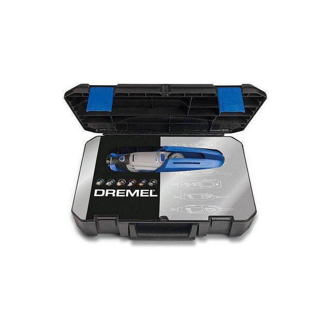 Dremel F0133000JP 3000-1-25 Multifunzione 130 W 33000 rpm con Albero Flessibile e 25 Accessori colore Nero