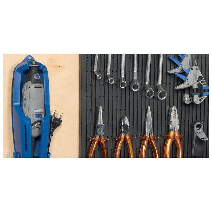 Dremel F0133000JP 3000-1-25 Multifunzione 130 W 33000 rpm con Albero Flessibile e 25 Accessori colore Nero