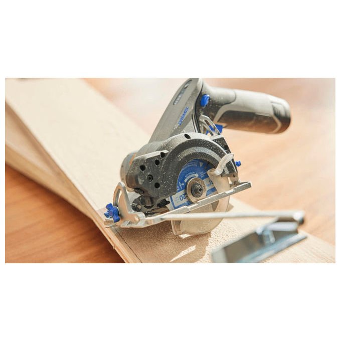 Dremel F013CS12JA Scie Compatta 12V con Motore Senza Spazzole Guida Laser Integrata Adattatore per Estrazione Polvere colore Nero