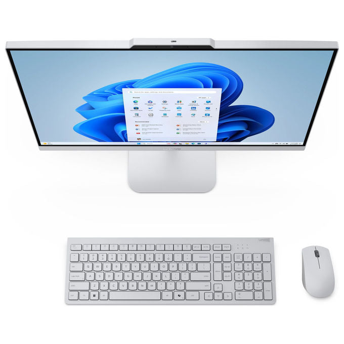Lenovo F0JN0040IX All in One A 100 PC All-in-one Display 23.8'' FHD Risoluzione 1920x1080 Processore Intel N100 RAM 8GB SSD 512GB Windows 11 Home colore Grigio