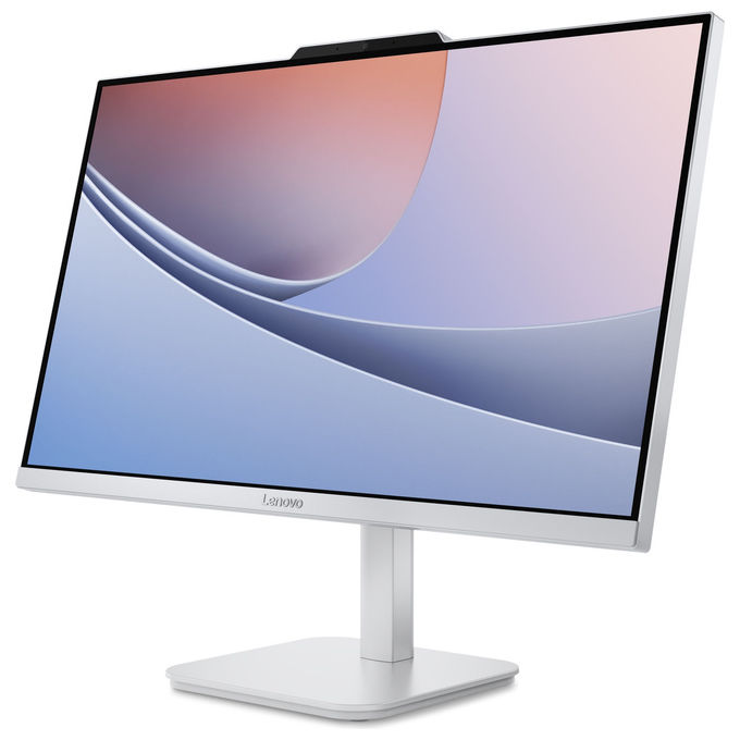 Lenovo F0JN0040IX All in One A 100 PC All-in-one Display 23.8'' FHD Risoluzione 1920x1080 Processore Intel N100 RAM 8GB SSD 512GB Windows 11 Home colore Grigio
