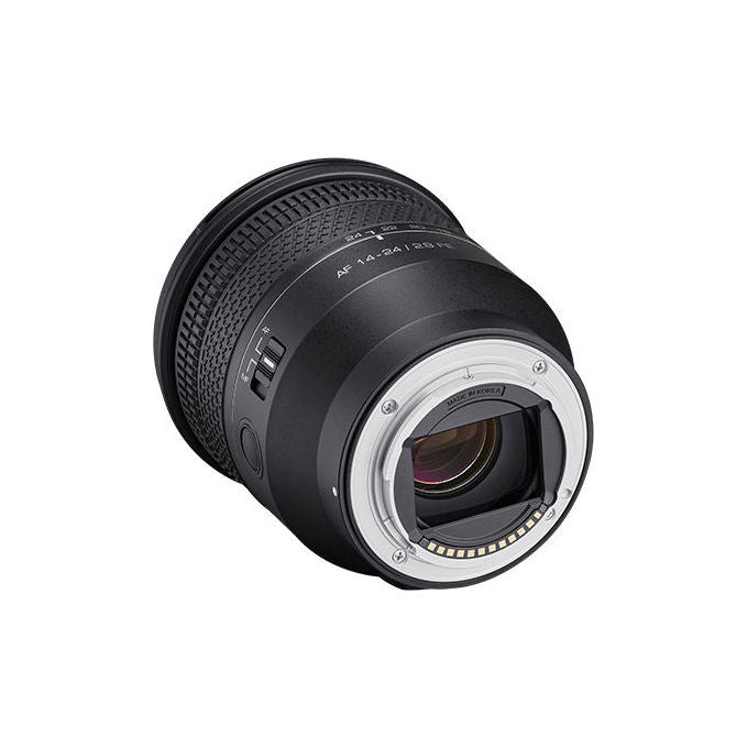 Samyang 8809298889388 AF 14-24mm F2.8 FE Obiettivo Zoom Super-grandangolare f-2.8 Compatibile Filtro 77 mm Motore Linear STM Resistente agli Agenti Atmosferici colore Nero