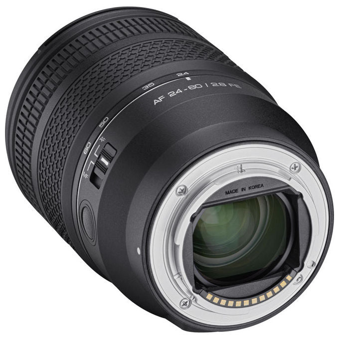 Samyang SY2460AFFE Obiettivo Zoom 24-60mm f-2.8 FE per Sony E Mount con Apertura Costante e Autofocus Silenzioso colore Nero