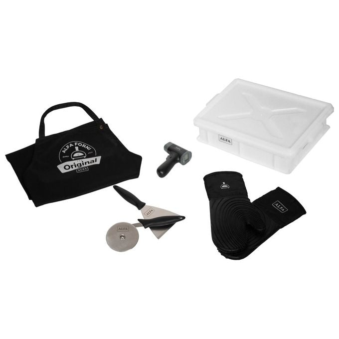 Alfa AC-SETPIZZA-E Essential Pizza Kit accessori per forni domestici e all'aperto colore Nero