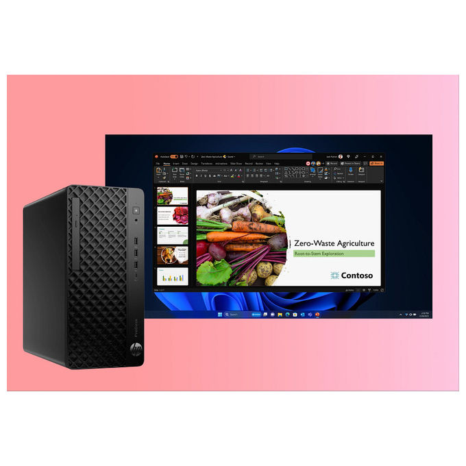 HP E07K2AT ProDesk 4 Tower G1i PC-stazione di lavoro Intel Core Ultra 5 235 24 GB DDR5 1 TB SSD colore Nero