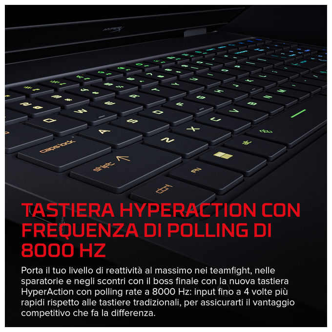 HP E4EW7EA OMEN 16 Laptop Intel Core Ultra 9 32 GB DDR5-SDRAM NVIDIA GeForce RTX 5070 2.5K 240 Hz colore Nero