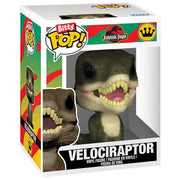 Funko FK94199 Bitty Pop! Figure da Collezione in Vinile 2 cm - Pack 2 Unita' con Velociraptor e Brachiosaurus da Jurassic Park colore Multicolore