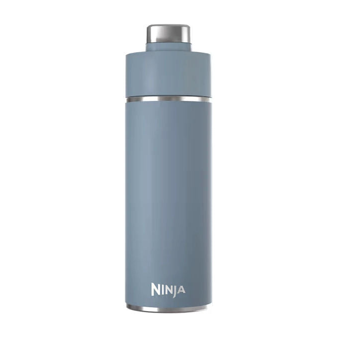 Ninja DW1801EUUKBL Thirsti Borraccia Isotermica 530 ml Mantenimento Freddo 24 ore Mantenimento Caldo 8 ore Acciaio Inossidabile Ermetica Antifuga Lavabile in Lavastoviglie colore Blu