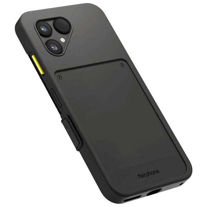 Fairphone F6FLIP-1ZW-WW1 Custodia flip a libro per Fairphone 6 Plastica Resistente ai graffi colore Nero