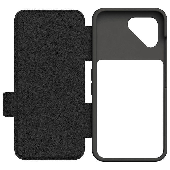 Fairphone F6FLIP-1ZW-WW1 Custodia flip a libro per Fairphone 6 Plastica Resistente ai graffi colore Nero