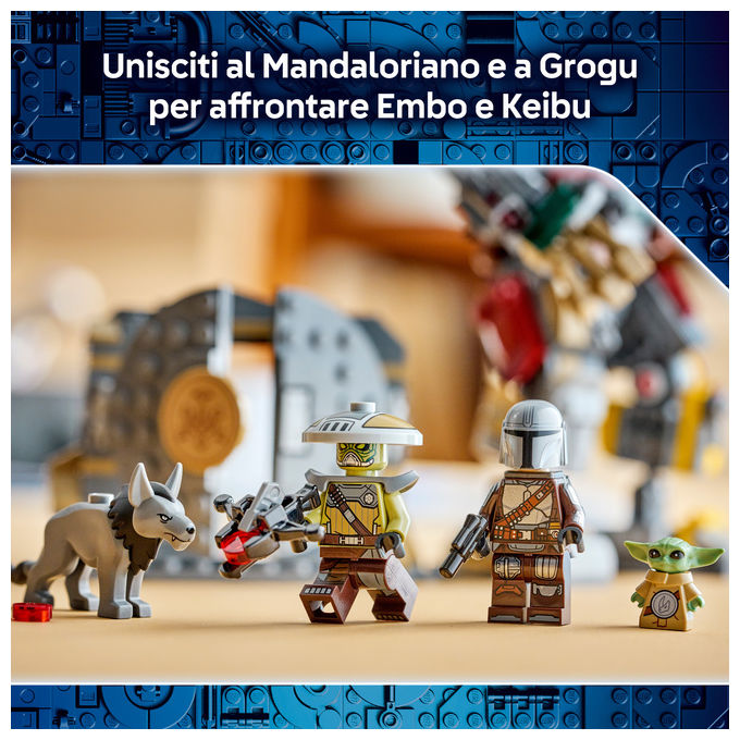 Lego 75451 Resa dei Conti con il Droide Sentinella al Palazzo di Jabba Set da Costruzione con 4 Personaggi 415 Pezzi colore Multicolore
