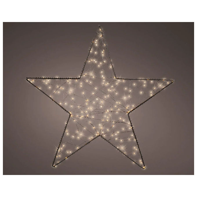LUMINEO E4PB3Hz6CNMAiuoFkhjyKZ7Zsv Stella di Luce 720 Micro-LEDs Warmweiß diametro 60 cm colore Oro