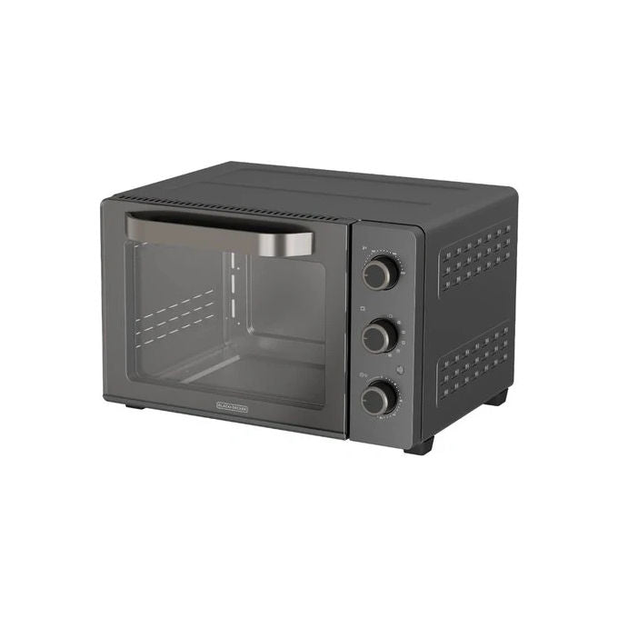 BLACK+DECKER BXOV3000E Forno Elettrico 30L 1500W Timer 90min Grill Grigio