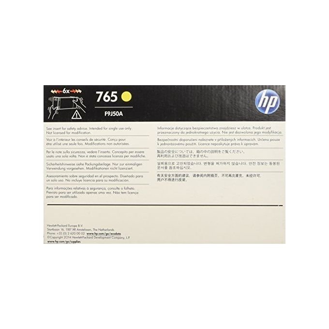 HP 765 Giallo originale cartuccia dinchiostro per DesignJet T7200 Production Printer