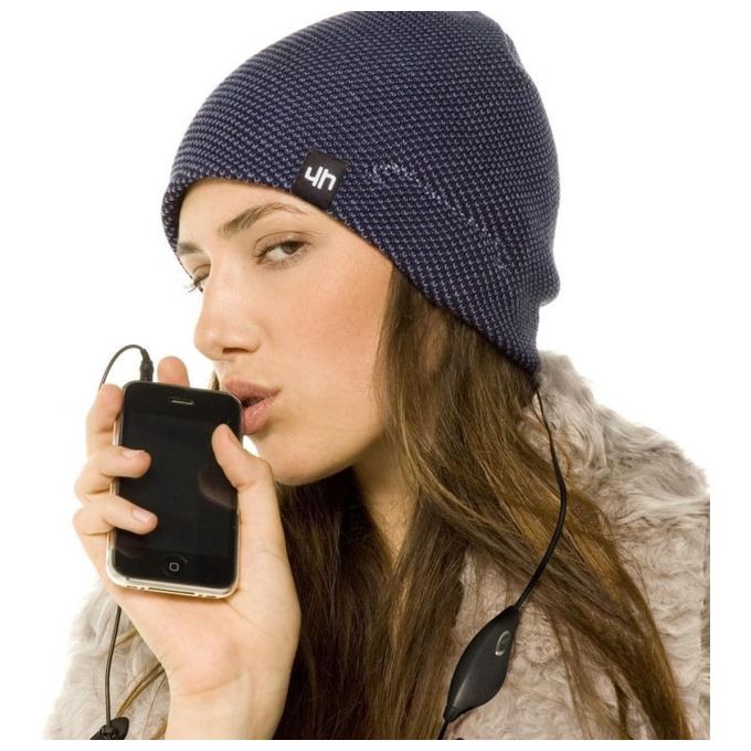 Hi-Head Cappellino Musicale Sportivo con Speaker e Jack 3.5 Nero
