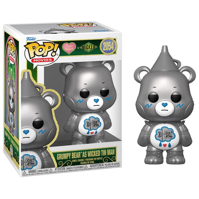 Funko 93389 POP! Movies Figura in Vinile Grumpy Bear come Uomo di Latta da Wicked Collezione Care Bears 9.5 cm colore Multicolore