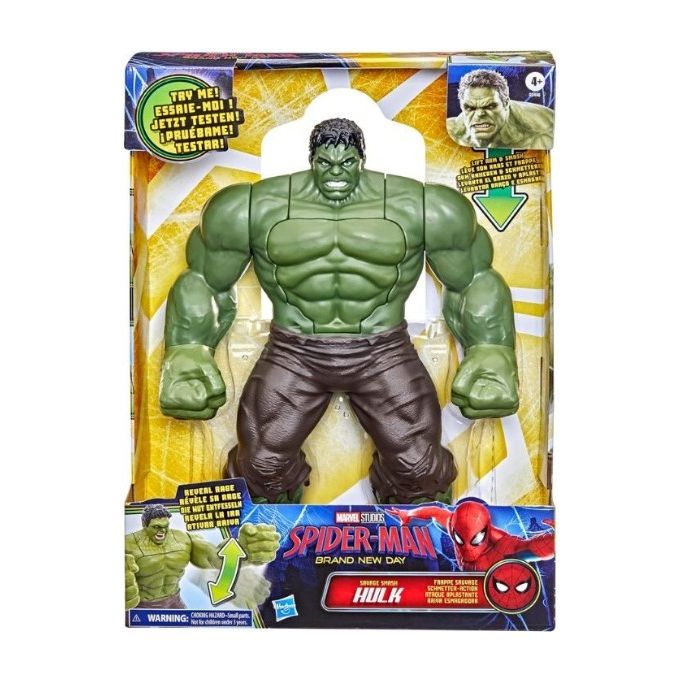 Hasbro G24465L0 Spider-Man Brand New Day Figura Articolata Hulk con Effetto Trasformazione Furioso Classico e Selvaggio colore Multicolor