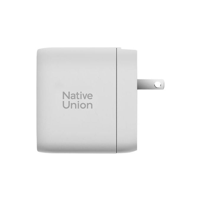 Native Union FAST-PD67-WHT-2CA Fast Gan Charger Pd 67W Caricatore con 2 Porte USB-C e 1 USB-A 67 W Bianco