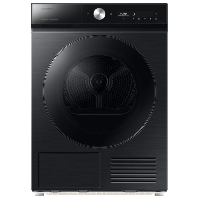 Samsung DV90BB9545GBS3 Bespoke AI - Asciugatrice a pompa di calore 9 kg, Classe A+++, tecnologia Silent Dry, connettivita' Wi-Fi, (85x60x60 cm), Nero