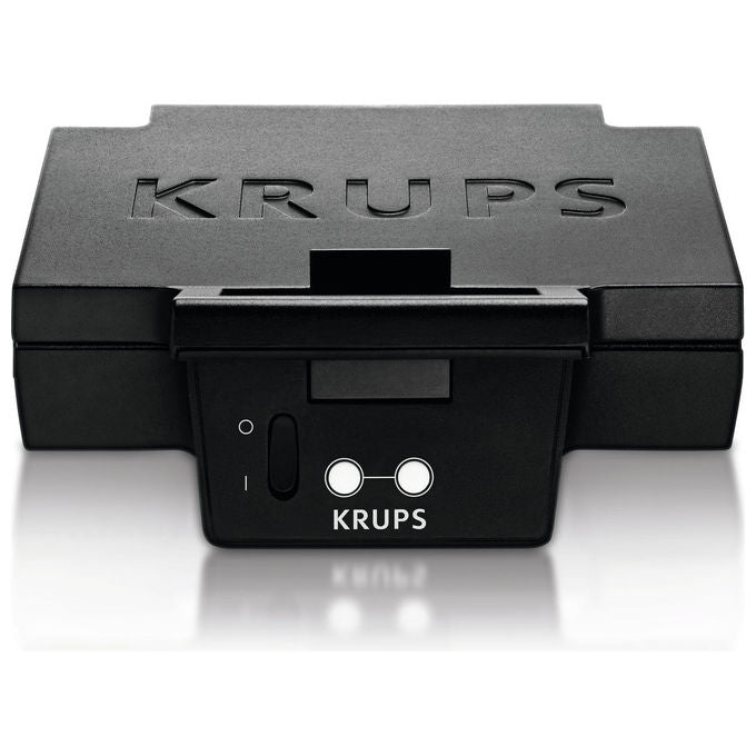Krups FDK462 FDK Iconic Tostiera 2 Panini Piastre Antiaderenti 850 W colore Nero