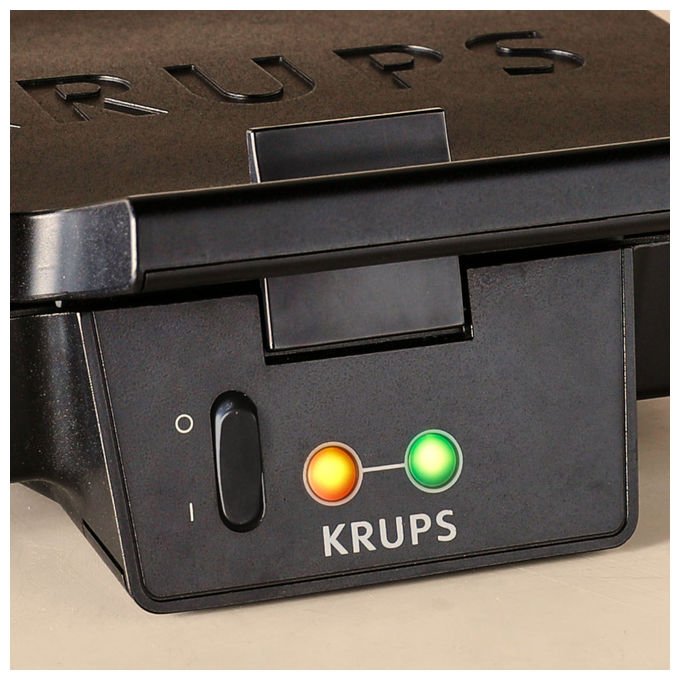 Krups FDK462 FDK Iconic Tostiera 2 Panini Piastre Antiaderenti 850 W colore Nero
