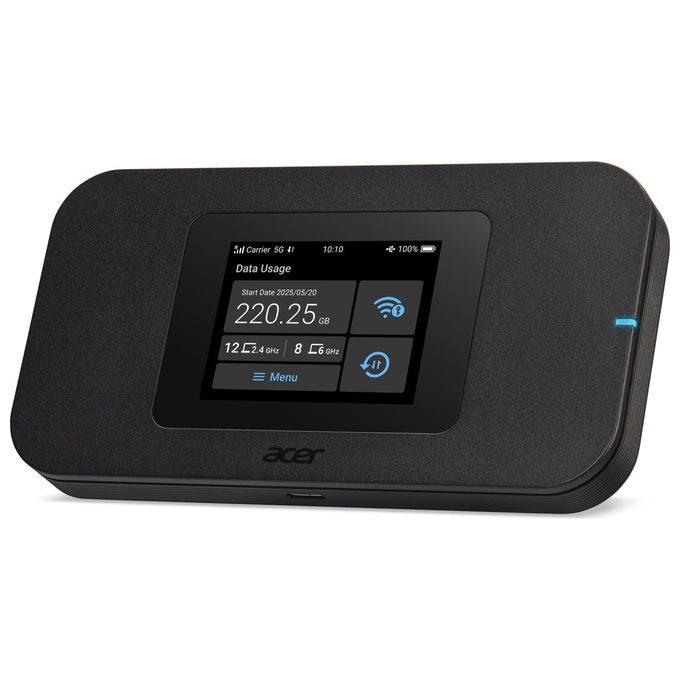Acer FF.G34TA.001 Connect Enduro M4D Router portatile Wi-Fi 6 5G Dual-band 2.4 GHz 5 GHz NanoSIM eSIM colore Nero