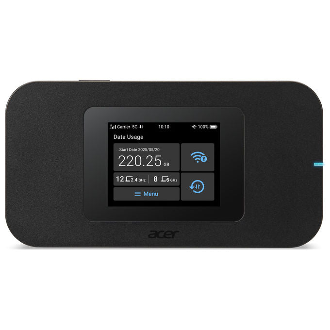 Acer FF.G34TA.001 Connect Enduro M4D Router portatile Wi-Fi 6 5G Dual-band 2.4 GHz 5 GHz NanoSIM eSIM colore Nero