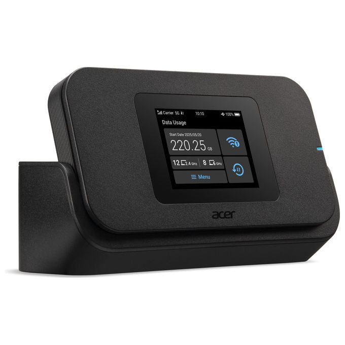 Acer FF.G34TA.001 Connect Enduro M4D Router portatile Wi-Fi 6 5G Dual-band 2.4 GHz 5 GHz NanoSIM eSIM colore Nero