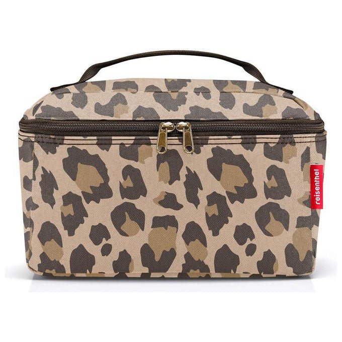 Reisenthel FF6048 Beautycase Necessaire impermeabile in poliestere riciclato con tasca interna in rete colore Leo Macchiato