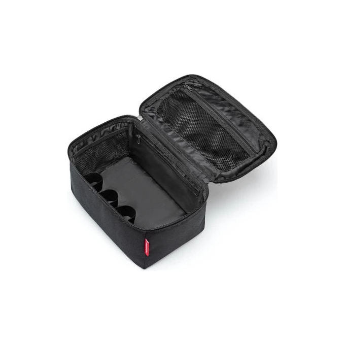 Reisenthel FF7003 beautycase Astuccio per Trucchi in Poliestere Riciclato con Tasche Elastiche e Reti Organizzative colore Nero