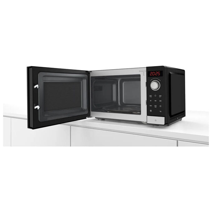 Bosch FFL023MS2 Serie 2 Forno a microonde Solo microonde 20 L 800 W con scongelamento automatico e protezione bambini colore Nero Acciaio inossidabile