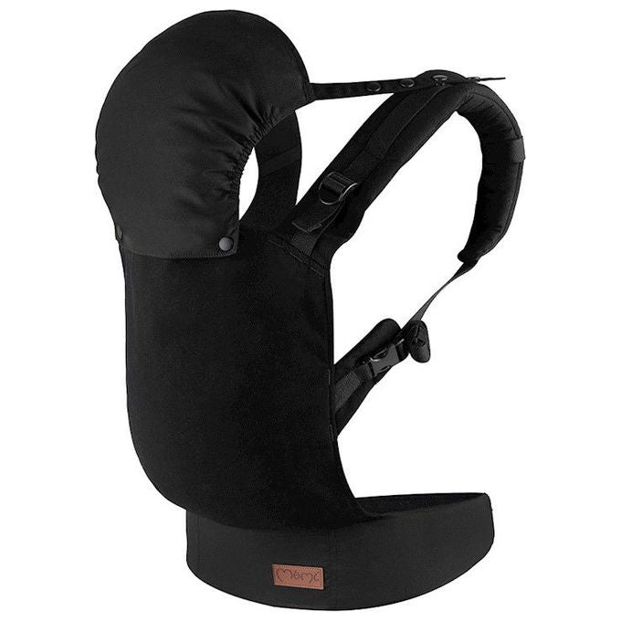 MoMi FLOW COLLET Marsupio Ergonomico 3 48 mesi 4 20 Kg 2 posizioni cappuccio rimovibile colore Nero